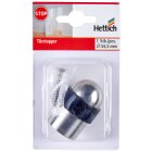 Hettich Türstopper zum Anschrauben, Ø 30/34,5 x 51 mm, Stahl, Edelstahl-Optik