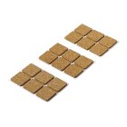 Hettich Kork-Gleiter, selbstklebend, 28 x 28 mm, 18...