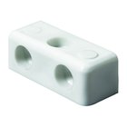 Eckverbinder Block 35 x 12 x 12mm Kunststoff weiß