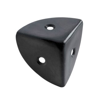 Hettich Kistenecke, 28 x 28 x 28 mm, Stahl pulverbeschichtet, schwarz