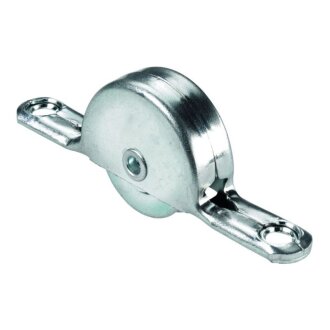 Laufrolle für Schiebetüren 75 x 12mm verzinkt, 2 Stück