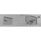 HETTICH Zylinderschloss für zwei Türen, Zylinder Ø 18mm, Türstärke max. 21mm