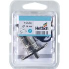Zylinderschloss für zwei Türen, Zylinder Ø 18 mm, Türstärke max. 21 mm