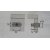 HETTICH Zylinderschloss für zwei Türen, Zylinder Ø 18mm, Türstärke max. 21mm
