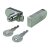 HETTICH Glastürschloss, 60 x 25 x 8mm