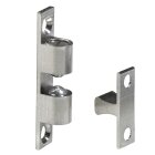 HETTICH Kugelschnäpper, 42 x 8 mm, Messing vernickelt