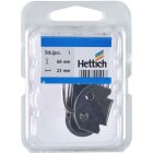 Hettich Kistenverschluss abschließbar, 68 mm, Edelstahl 202