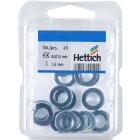 HETTICH Distanzring / Fitschenring / Türunterlegscheibe15 x 8,4 x 1,6mm  verzinkt 20 Stück