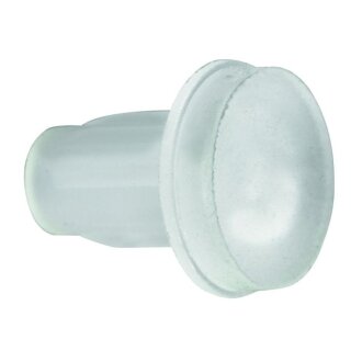 Hettich Einbohrdämpfer, Ø 5 x 19 x 9 mm, Kunststoff, transparent, 20 Stück