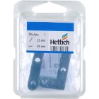 HETTICH Zapfenband, 50 x 20 x 10 mm, Stahl verzinkt, 1 Set