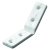 Eckverbinder 90-270° 90 x 20 x 4mm Kunststoff weiß m 25 Stück