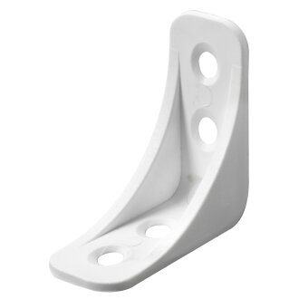 HETTICH Kunststoffwinkel, 40 x 40 x 16mm, weiß, 25 Stück