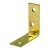 HETTICH Verbindungswinkel 50 x 50 x 15 mm Stahl vermessingt