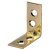 HETTICH Verbindungswinkel, 30 x 30 x 15mm, Stahl vermessingt