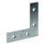 HETTICH Flachwinkel, 22 x 80 x 80 x 2 mm, Stahl, verzinkt