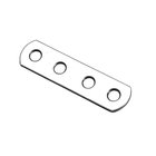 Verbindungsblech 60 x 15mm Edelstahl Optik
