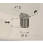 Einbohrpuffer, Ø 8,0 x 12,5mm, 20 Stück