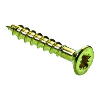 HETTICH Schrauben für Stangenscharnier vermessingt 2,5 x 16 mm  50 Stück