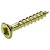 HETTICH Schrauben für Stangenscharnier, 2,5 x 16 mm, vermessingt, 50 Stück