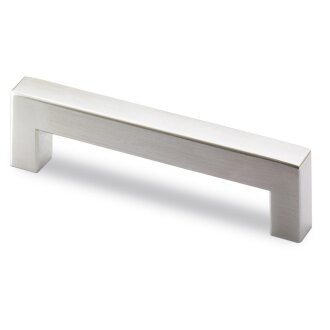 HETTICH Möbelgriff, BA128 mm, Edelstahl, gebürstet, 142x14x40 mm