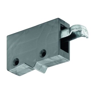 Hettich Schrankaufhänger, Kunststoff Stahl, silberfarben, 1 Set
