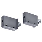 Hettich Schrankaufhänger, Kunststoff Stahl, silberfarben, 1 Set