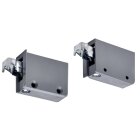 HETTICH Schrankaufhänger, Kunststoff/Stahl, weiß, 1 Set (2 Stück)