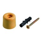 Hettich Türstopper zum Anschrauben, Ø 30 x 25 mm, Kunststoff, beige
