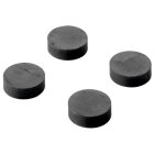 Hettich Pinnwandmagnet, rund, 5 x 18 mm, schwarz, 8...