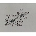 Drahtüberfalle 25 x 80mm verzinkt