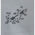 Drahtüberfalle 33 x 120mm verzinkt