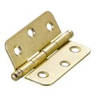 Hettich Zierscharnier, 50 x 40 mm, vermessingt, 2 Stück