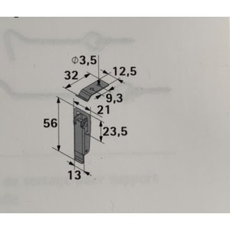 Kistenverschluss 13x56 mm verzinkt