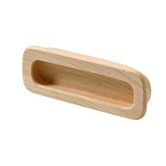 Hettich Möbelgriff/Einlassgriff, 110 x 40 x 15 mm, Holz, Kiefer roh