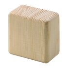 HETTICH Möbelknopf, 50 x 50 x 26 mm, Holz, Kiefer, roh