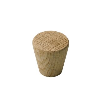 Hettich Möbelknopf, Ø 25mm, Eiche roh