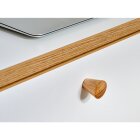 Hettich Möbelknopf, Ø 25mm, Eiche roh