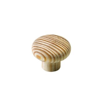 Möbelknopf Kiefer roh D34mm