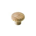 Möbelknopf Kiefer roh D34mm