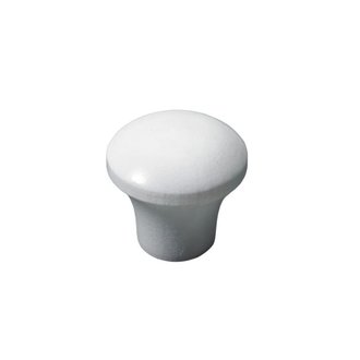 Möbelknopf Kiefer weiß lackiert D29mm