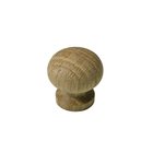 Möbelknopf Eiche roh D30mm