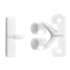 HETTICH Schnappverschluss, 14 x 30 x 25 mm, Kunststoff, weiß, 2 Stück