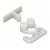 HETTICH Schnappverschluss 14 x 30 x 25mm Kunststoff weiß 2 Stück
