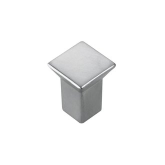Möbelknopf Zinkdruckguss Aluminium-Optik