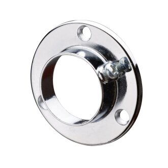 HETTICH Schrankrohrlager für runde Schrankrohre, Ø 25mm, 2 Stück