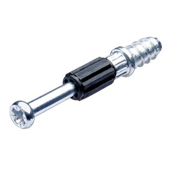 Hettich Einschraubdübel für Rastex 15, Spannmaß 30 mm, Bohr-Ø 5 mm, 8 Stück