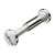 Verbindungsschraube M6 36-50mm vernickelt 4 Stück