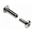 HETTICH Verbindungsschraube M6 30-42mm vernickelt