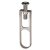 HETTICH Schrankrohrmittelträger für ovale Schrankrohre, Distanz 32mm, Ø 15 / 30mm