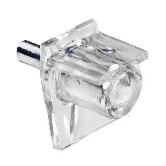 Hettich Bodenträger safety, Stahl, Kunststoff, transparent, 20 Stück